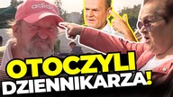 CHORA AKCJA na bazarze! Emeryci OTOCZYLI dziennikarza i się zaczęło!