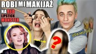 ROBI MI MAKIJAŻ NA RED LIPSTICK MONSTER *przynajmniej próbuje*