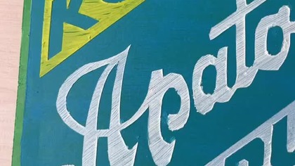 Ręcznie malowany herb Apatora Toruń #shorts #speedway #apator #toruń #żużel