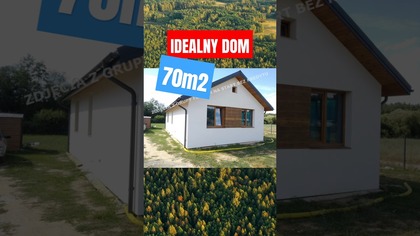 Idealny dom dla małej rodziny  #70m2 #budowadomu #projektdomu #projektydomow #domwceniemieszkania