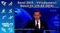 Igrzyska w Soczi w cieniu Kijowa (19. 02. 2014)