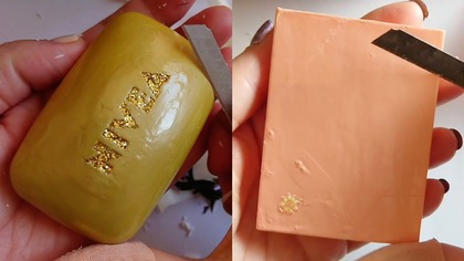 Soap Carving ASMR Relaxing Sounds no talking Satisfying ASMR Video