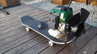 Turbo odrzutowa deskorolka spalinowa Gas Skateboard Longboard Jet-powered