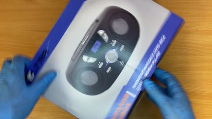 UNBOXING: Czarny Boombox ELTRA INGA - przenośny radioodtwarzacz CD/USB