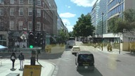 Bus ride city center / jazda autobusem po centrum