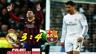 Real 3:4 Barcelona 2014, skrót meczu, Polski komentarz HD