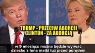 Donald Trump PRZECIW aborcji - Hillary Clinton ZA aborcją aż do porodu! - BMS Pro Life