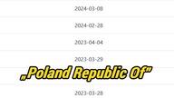 POLSKA JEST ZAREJESTROWANA W USA?! #shorts
