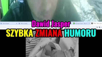 Dawid Jasper SZYBKO ZMIENIA HUMOR [WIECEJ NA KANALE] #dawidjasper #jasper #funny #reakcja