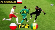 Polska 1:2 Senegal Mistrzostwa Świata 2018, skrót meczu, Polski komentarz HD