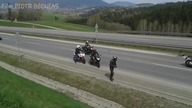 Wypadek motocyklisty Patelnia Chabówka