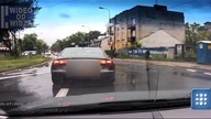 Wjechał rowerem wprost pod koła samochodu