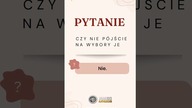 Jak to jest z tym nie pójściem?