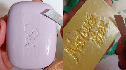 Soap Carving ASMR Relaxing Sounds no talking Satisfying ASMR Video