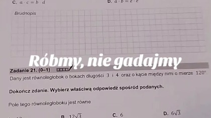 Róbmy, nie gadajmy.