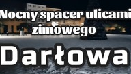 Zimowe Darłowo.  Nocny spacer