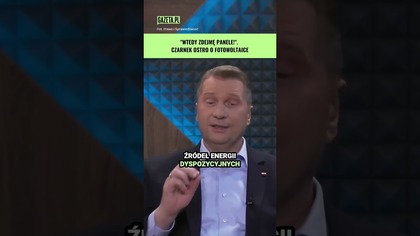 Czarnek o fotowoltaice: To jest skandal, że ludziom się to wciska #shorts