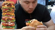 Mistrzostwa w jedzeniu burgerów na czas :)