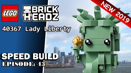 LEGO BrickHeadz 40367 Lady Liberty - Speed Build #43