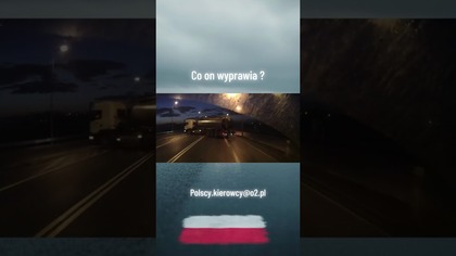 Szok na autostradzie! Ciężarówka zawraca i o krok od dramatu! #wypadek #autostrada #piratdrogowy