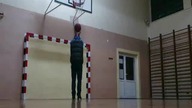 Hadzbe 178cm Front Pump Dunk over someone.