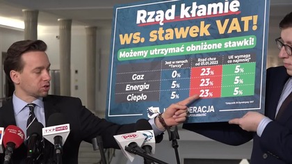 07. 12. 2022r Rząd kłamie ws.  stawek VAT!