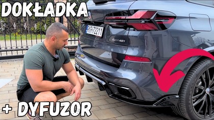 Montaż dyfuzora i dokładki tylnej zderzaka w BMW X5 G05 | Splitter | Bodykit #bmw #x5 #bodykit