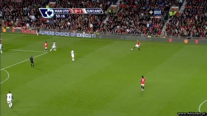 Premier League sezon 2009/2010 Man Utd 1-1 Sunderland Berbatow