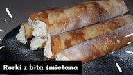 DOMOWE RURKI Z BITA SMIETANA BEZ UZYCIA WAFLOWNICY