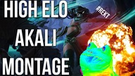 Funny Moments 18# high elo akali montage