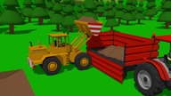 Agricultural Vehicles - Farmers and Spring work in the field and Collecting Stones, Pojazdy Rolnicze
