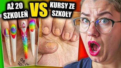 16-latka po 20 szkoleniach zrobiła lepsze paznokcie niż 24-latka po szkole?! | QULOO CHŁOSTA