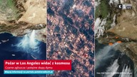 Pożar w Los Angeles widać z kosmosu.  Czarne zgliszcza i potężne słupy dymu [KS Info]