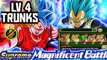 TRUNKS SUPREME MAGNIFICENT BATTLE MOVIE HEROES TEAM DBZ DOKKAN BATTLE