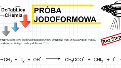 PRÓBA JODOFORMOWA(Haloformowa) BEZ STOPNI UTLENIENIA! REDOX ZASADOWY