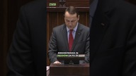 Sikorski uderza w Nawrockiego.  Część posłów wyszła z sali