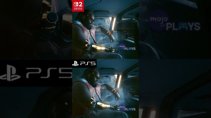 Cyberpunk 2077 on PS5 VS Switch 2