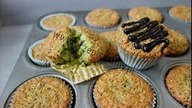 Ciekawe babeczki! Idealne do kawki! Jak zrobić muffinki szpinakowo kokosowe