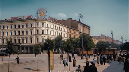 PRZEDWOJENNA WARSZAWA, KT&Oacute;REJ JUŻ NIE MA (AI ożywiło archiwalne zdjęcia)