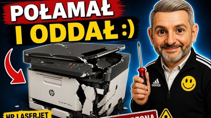 Połamał I oddał :) HP laserjet MFP178nwg