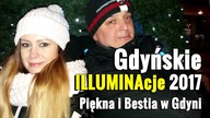 Gdyńskie ILUMINAcje 2017 - Piękna Ania i Bartosz w GDYNI - 31.12.2017