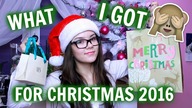 WHAT I GOT FOR CHRISTMAS 2016?!/ Co dostałam na święta 2016?!
