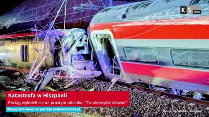Katastrofa w Hiszpanii.  Pociąg wykoleił się na prostym odcinku.  To niezwykle dziwne [KS Info]