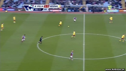 Premier League sezon 2010/2011 ASTON VILLA VS ARSENAL LONDYN 2-4