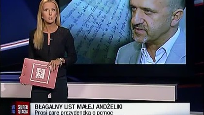 11 letnia Andżelika prosi o pomoc parę prezydencką