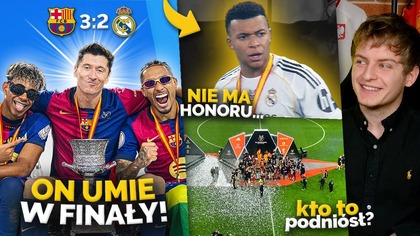 FC Barcelona z Superpucharem! Mbappe BEZ HONORU...  GOL Lewandowskiego! Kto podniósł trofeum?