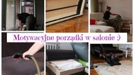 Motywacyjne sprzątanie salonu Posprzątaj ze mną  Uporządkowana