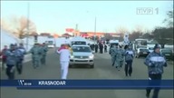 Ogień olimpijski w Krasnodarsku (04. 02. 2014)