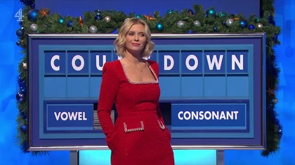 Channel 4 - Fragment teleturnieju "Countdown" w bożonarodzeniowej oprawie graficznej (17 grudnia 2025)