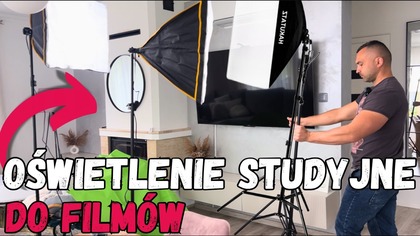 Jakie oświetlenie studyjne wybraliśmy do nagrywania filmów? #oświetlenie #lampy #filmy